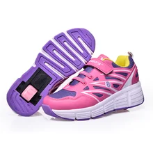 Children Heelys Kids Sneakers With Wheels Boys Girls Skate Roller Shoes Ultra Light Men Women Sport