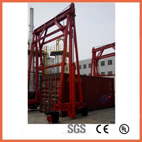 Port lifting container cranes, 40t rubber tyre gantry cranes, straddle carrier container crane