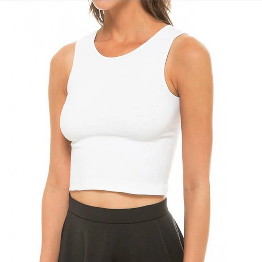 cropped workout tee