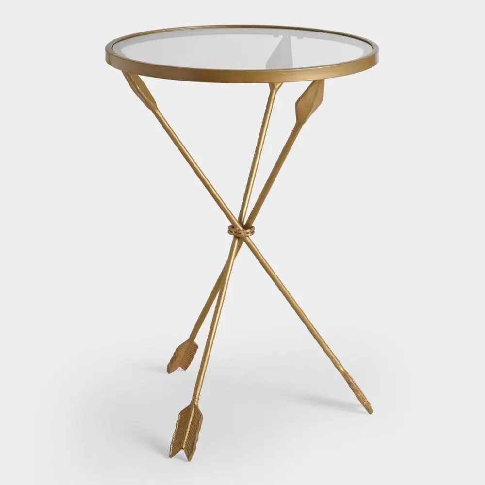 Gold Metal And Acrylic Side Table Buy Acrylic Side Table,Hardware Tea