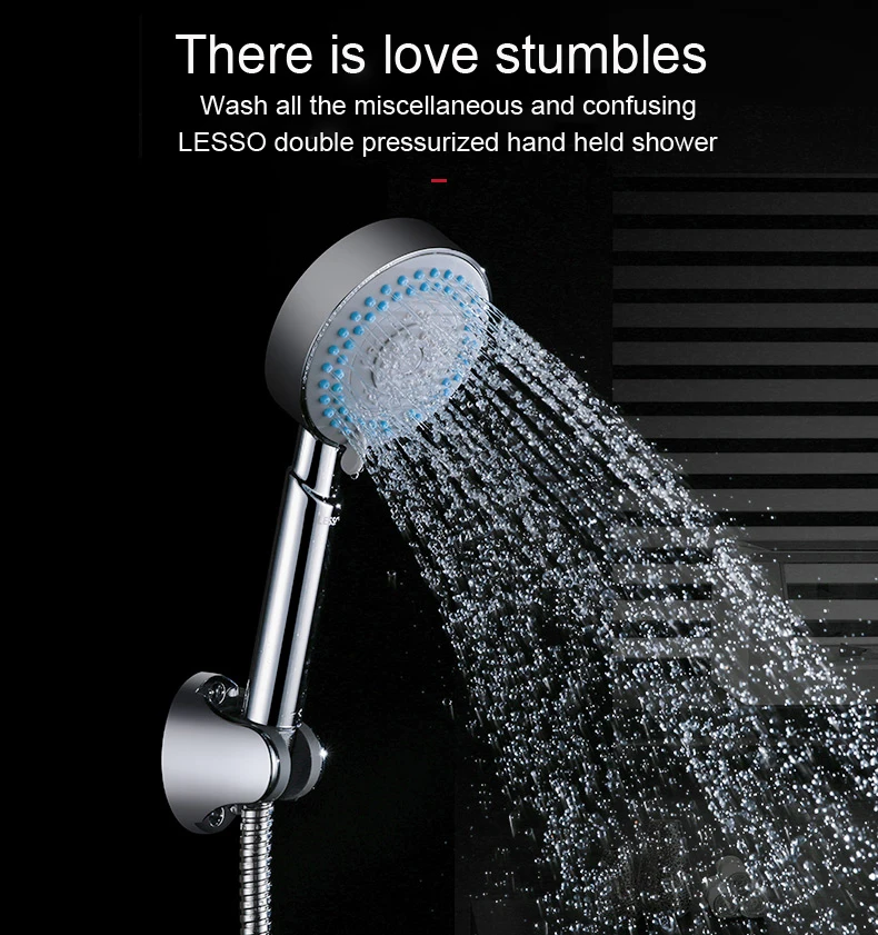 WP06507T moisture proof and water saving medium pressure rainfall hand held shower head