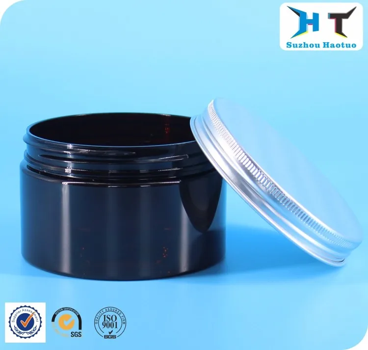 4oz Black Cosmetic Jar / Plastic Hair Gel Jar Buy Cosmetic Jar,4oz