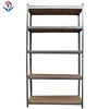 Adjustable Assembly Steel Combine Wood Garage Metal Storage Warehouse Shelf Rack