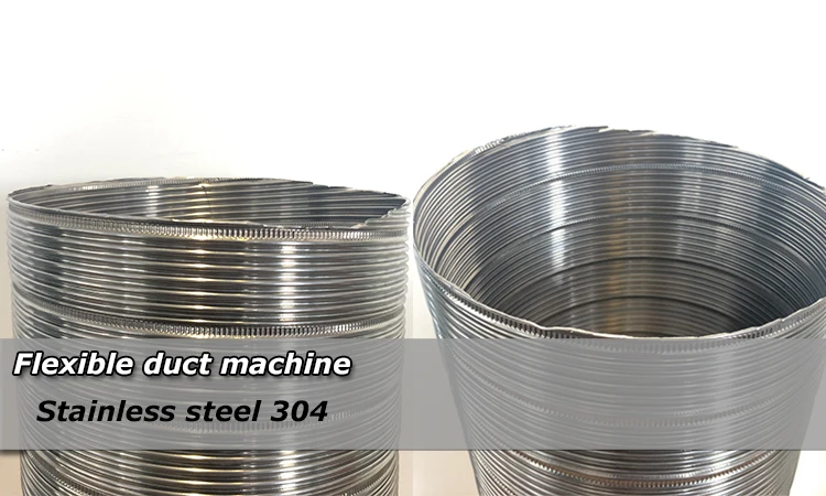 Stainless Steel Flexible Duct Machine for Gas Furnaces Flame Exhaust