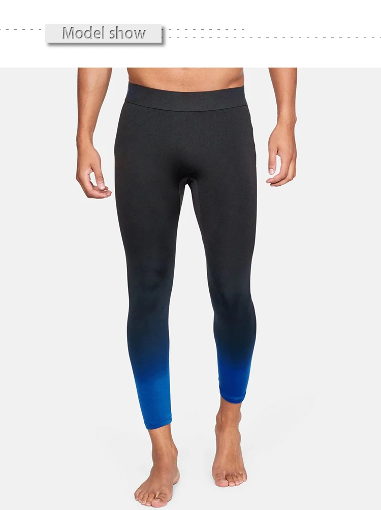 Mens Athletic Wear Gradient Color Fashion Running Long Length Gym Underwear Hot Leggings Compression Training Tights Buy Training Tights Gym Underwear Mens Athletic Wear Product On Alibaba Com