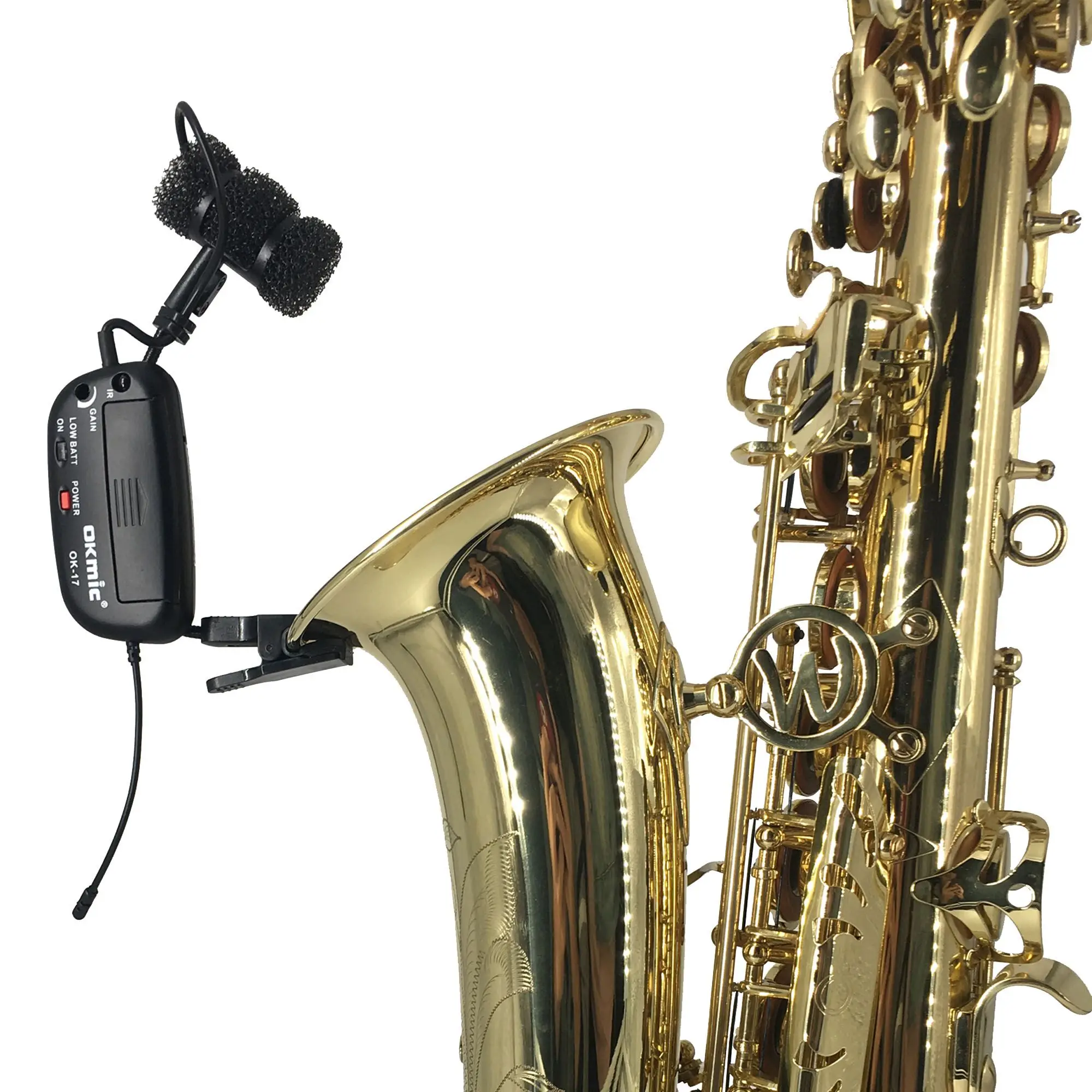 Cost-effective Uhf/pll Saxophone Microphone Wireless Instrumental