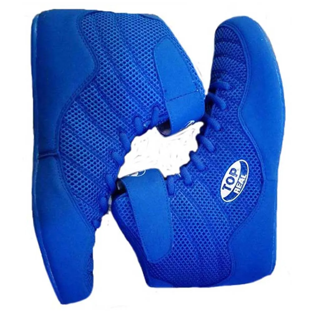 Design Your Own Suede Blue Wrestling Shoes Buy China Wrestling Shoes