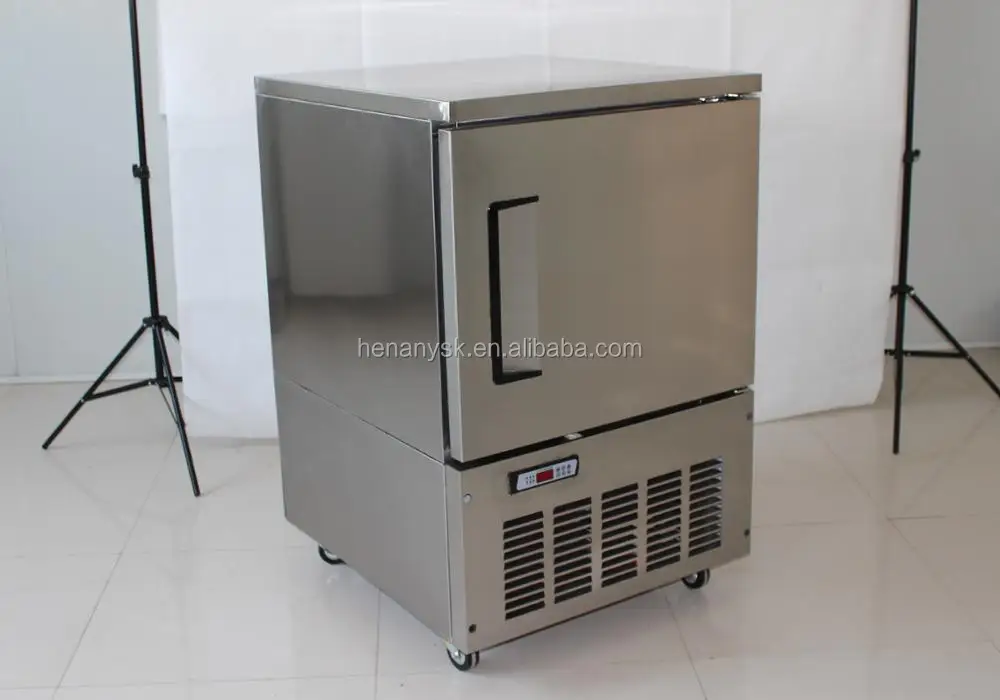 -35~3C Commercial Mobile Compressor Kitchen Chiller Shock Chicken Frozen Blast Freezer For Fish Meat