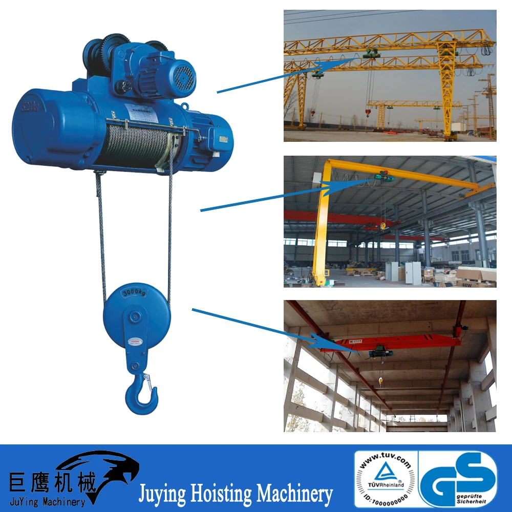 Cd1 Type Electric Engine Winch Hoist Crane Lift Overhead - Buy Hoist Crane,Electric Hoist,Electric Winch Product on Alibaba.com