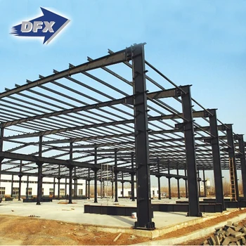 Structural Steel Prefabricated Sheds / Factory Types 