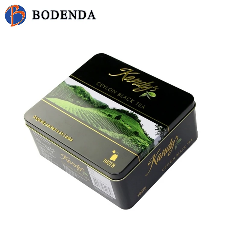 Factory direct sale hair extension and cosmetic color tin box packaging