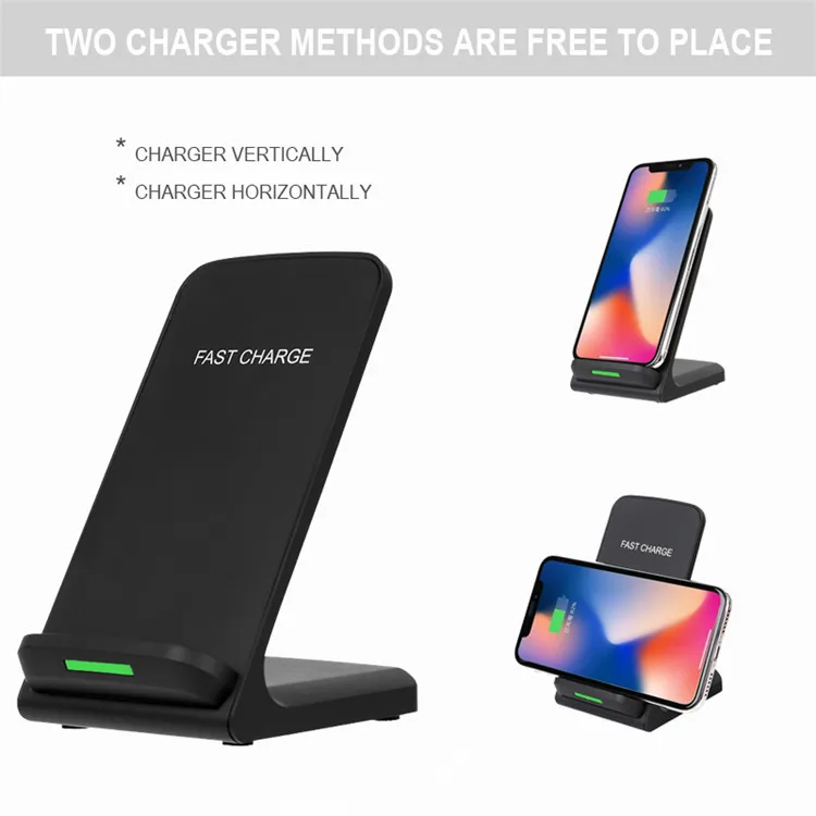 Fast Wireless Charger,Fast Wireless Charging Pad Stand for iPhone X/8/8 Plus For Samsung S9/Note 8/S8/S8 Plus