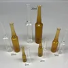 Medicine 1ml 2ml 3ml 4ml 5ml 10ml 20ml clear empty pharmaceutical glass ampoule bottle ampoule vail injection bottle wholesale