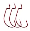 LUSHAZER Crank hook wide belly red fish hook 2# 5/0# for sea fishing