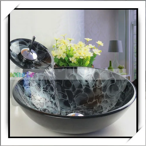 Nuevo diseño de la vanidad lavabo, lavabo de cristal templado ...