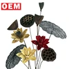 YLM 2018 hot sale handmade Zen Dry Flower lotus flowers for Home Decorative