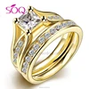 Noble twinkling jewel engrave stripe pattern pretty appearance for romantic lover ring