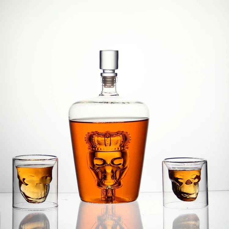 Bouteille En Verre De Crane Bouteille D Alcool Pour La Vodka Whisky Avec Des Lunettes Buy Bouteille D Alcool En Verre Bouteille En Verre Bouteille En Verre Crane Product On Alibaba Com