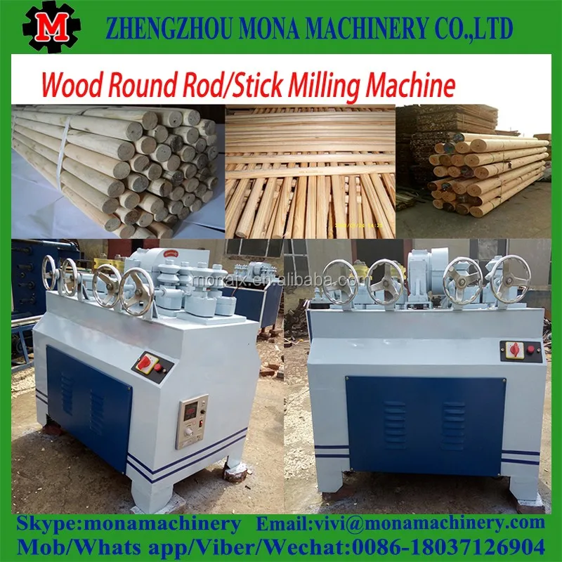 Wood Stick Machine/wood Round Rod Milling Machine/wood Stick Making