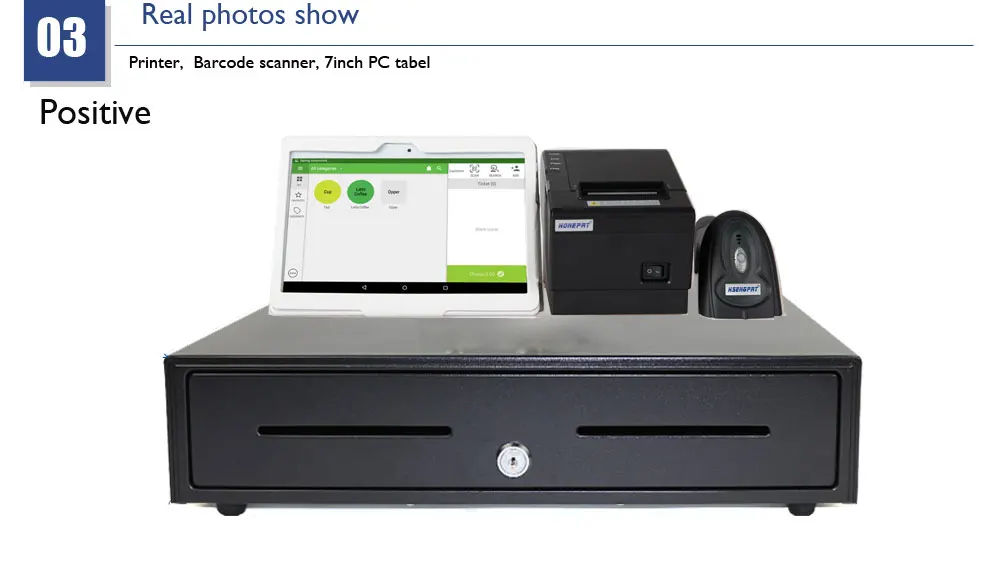 Pos Systems For Store Sells With Cash Drawer 10inch Android Pc