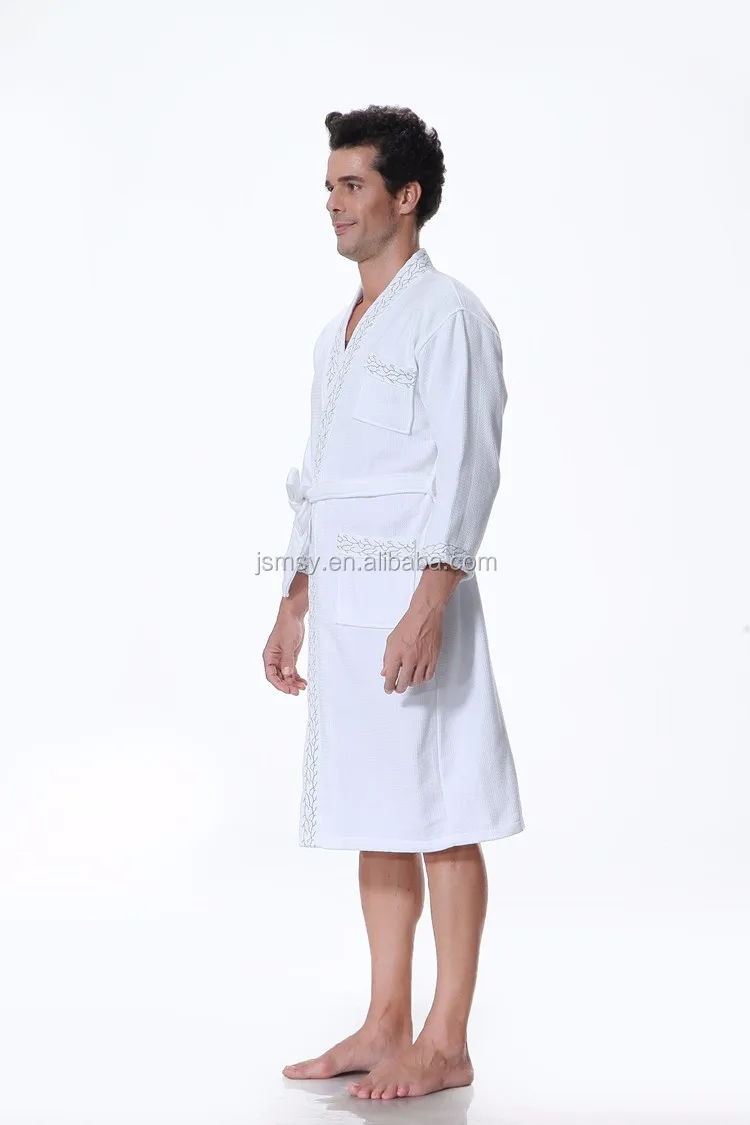 Mens' 5 Star Hotel Bathrobe Cheap Kimono Bathrobe 100 Cotton Terry