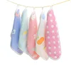 Top Selling 100% Cotton Baby Soft Bath Wipe Small Square Feeding Bibs