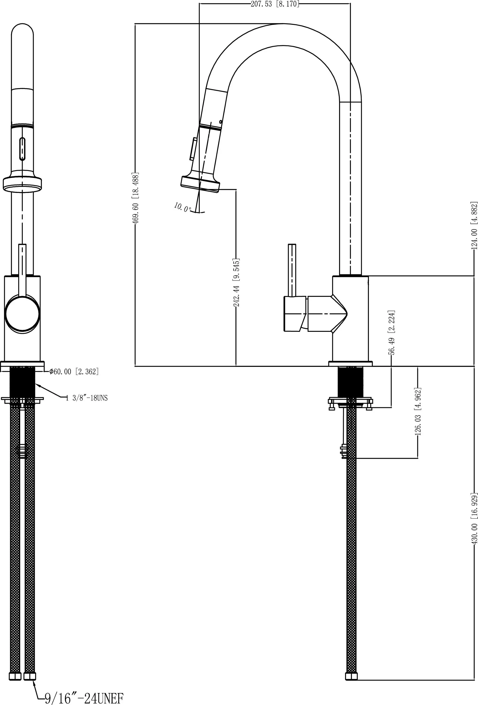 Single Handle Upc 619 Nsf Spray Head Kitchen Faucet Buy Nsf Kitchen