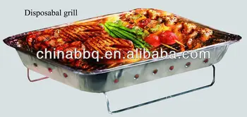 One Time Use Bbq Grill Instant Grill Disposable Aluminium Foil Bbq