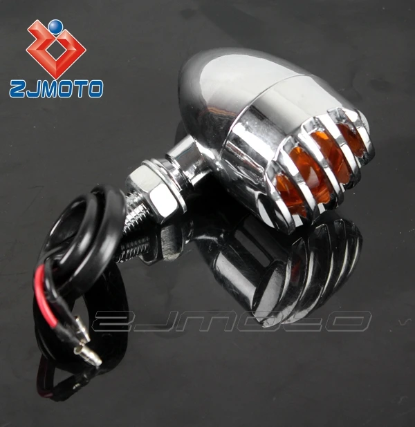 Motorcycle Turn Light LED Turn Light Grille Turn Signal Lamp for Shadow Aero Phantom VLX 750 1100 VF Magna Stateline