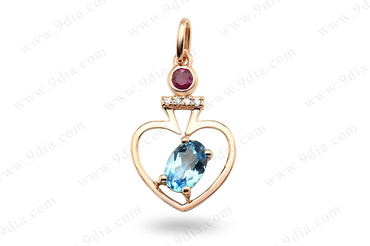 Wholesale Alibaba Website 14k Gold Pendant New Design Rose Gold Pendant