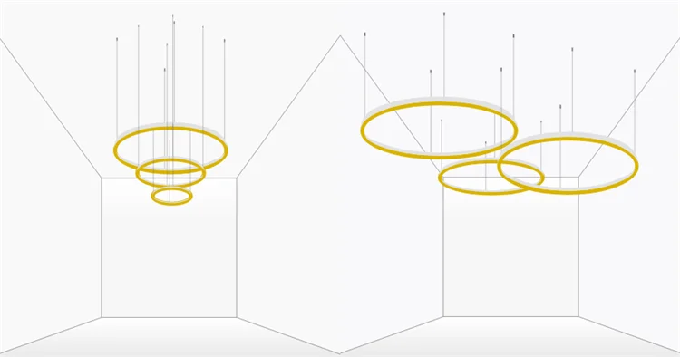 led ring pendatn lamp