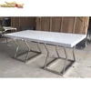 stainless steel legs mdf dining table for weddings