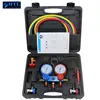Manifold Gauge Set Diagnostic Tool R12,R22, R404a, R134a for Auto Air Conditioner Refriger For R134A Cooling System Testing Tool