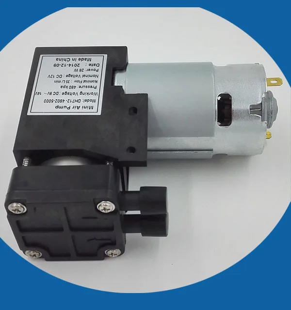 89kpa Vacuum With Dc 12v Brush Motor 500g 26l/m Mini Piston Air Pump Buy Piston Air Pump,Mini