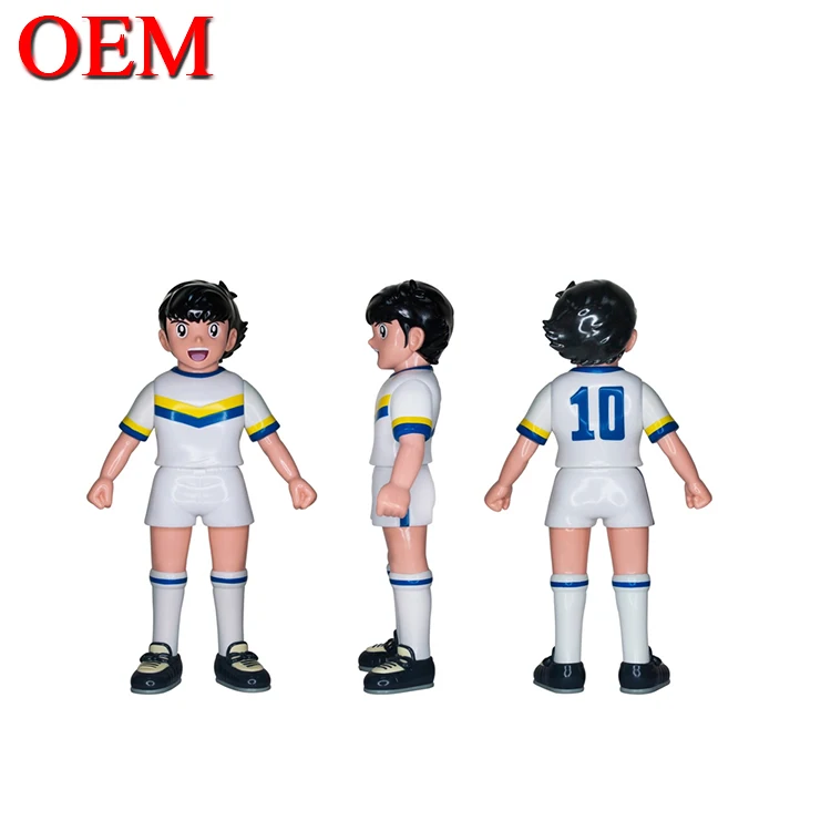 Oem Manufacturer Plastic Captain Tsbasa Football Figurines 