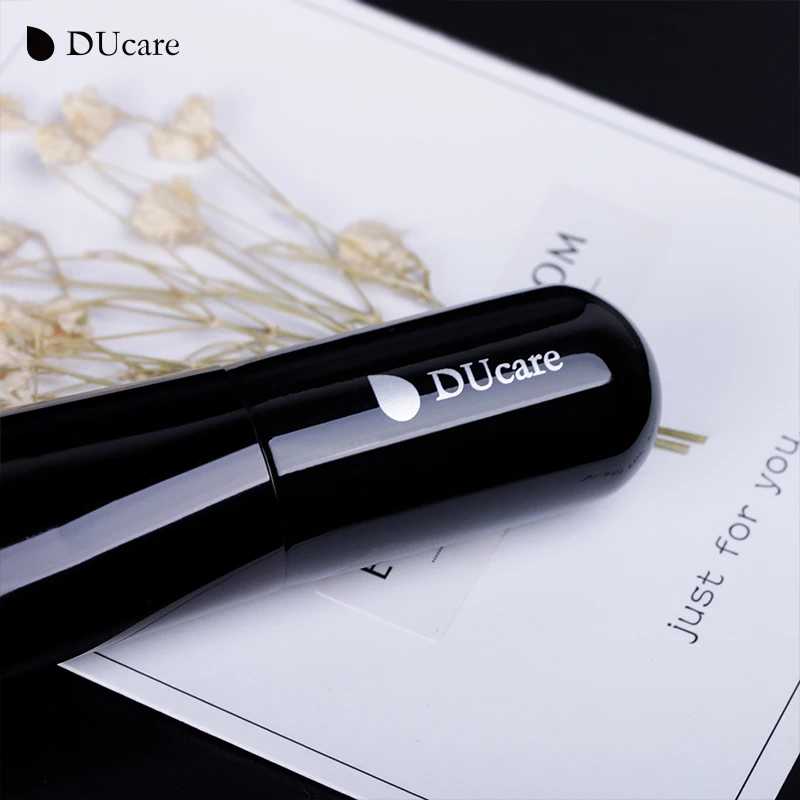 DUcare 1pcs Professional Foundation Brush Black Makeup Brush Powder Face Brush with Box Make up Brushes Beauty Essential Tools