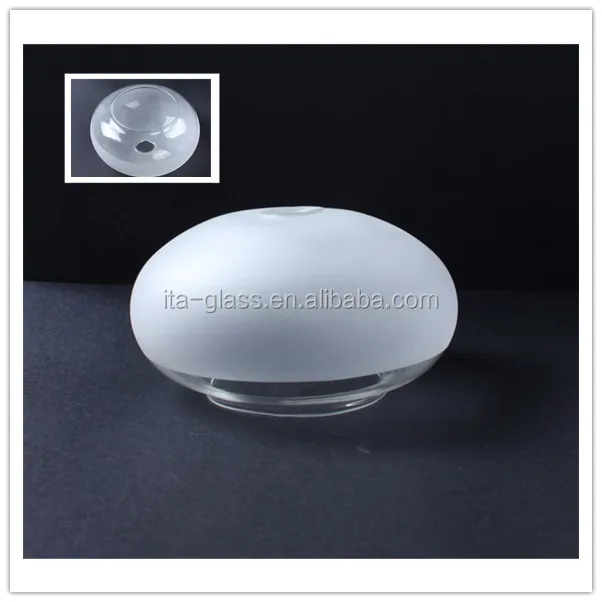 China Supplier Modern Flat Glass Lamp Globe,Partical Frosted Glass Lamp