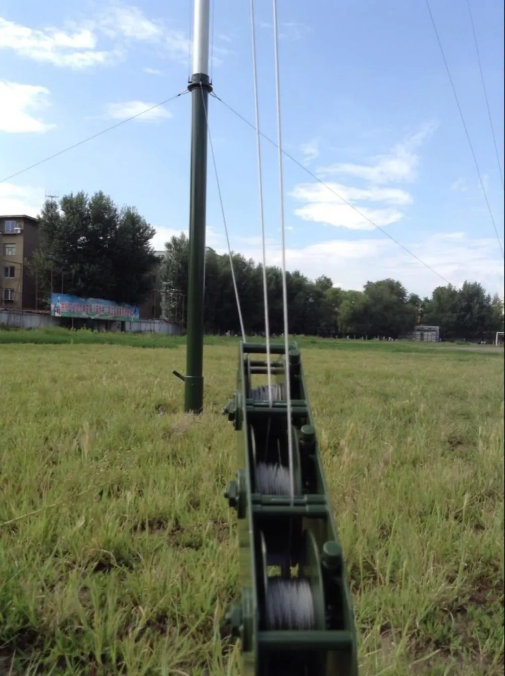 Aluminum Manual Telescopic Guy Wire Mast Buy Telescopic Guy Wire Mast