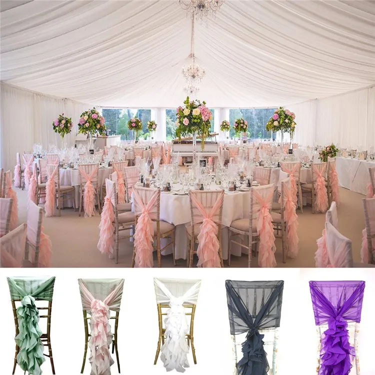 Wholesale Fancy Chiffon Chiavari Chair Sashes For Wedding Buy Chiffon