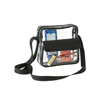 clear plastic crossbody