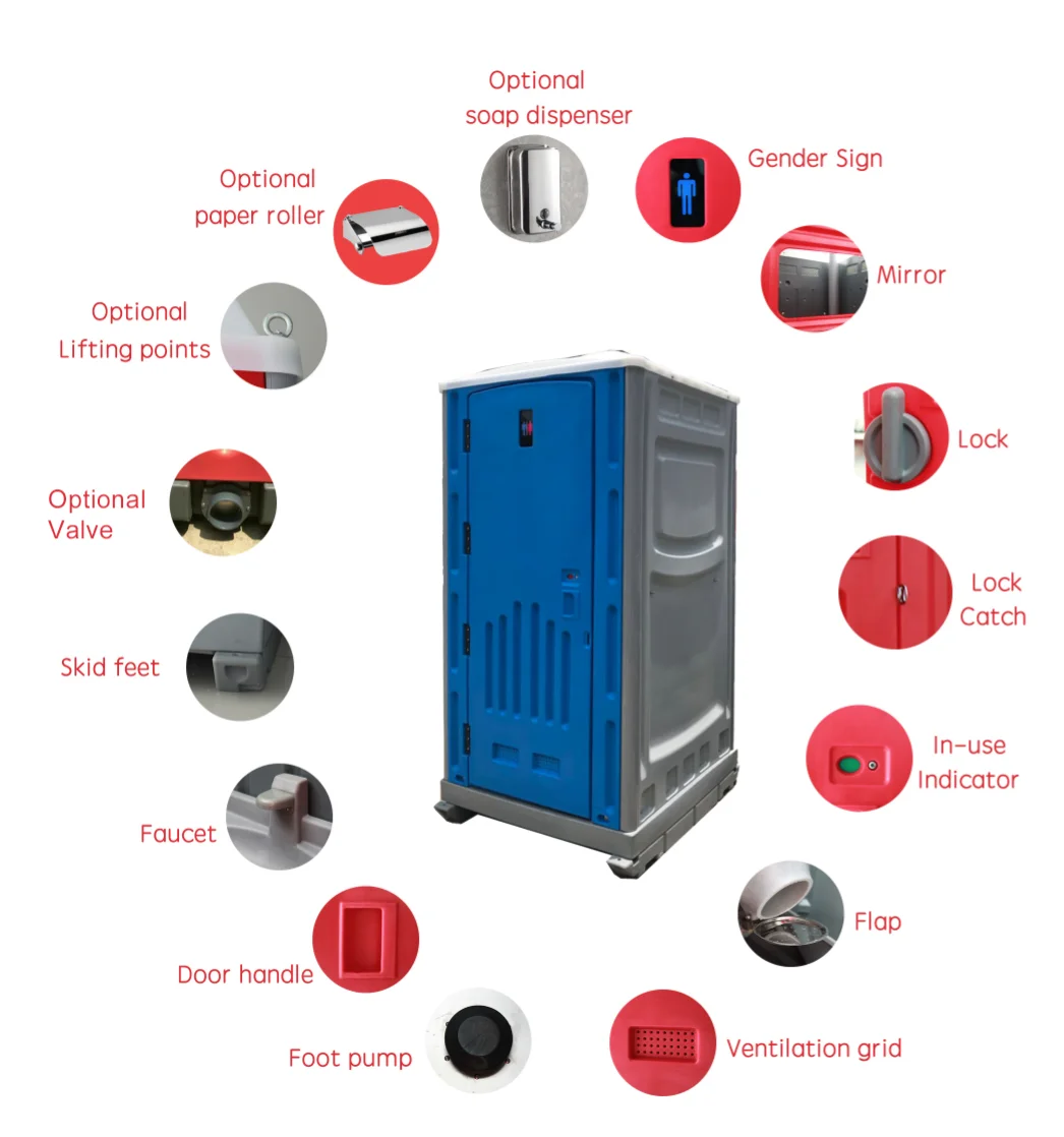 Best Quality Portable Restroom Toilet Outdoor Mobile Portable
