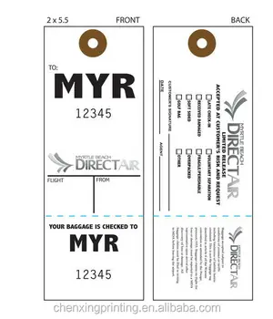 airline luggage tags