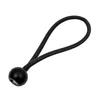 Custom with string black elastic loop with plastic ball