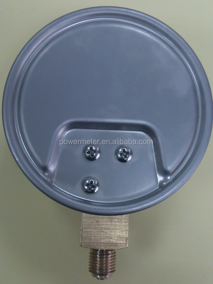 100mm Stainless Steel 50 Mbar Negative Pressure Gauge Manufacturer With