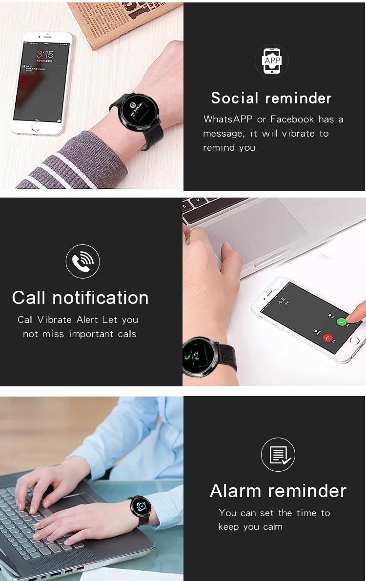 B18 Heart Rate Monitor Smart Bracelet,Health Sport Watch Bluetooth