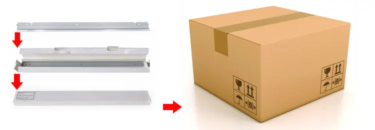 Cleaning blade packing