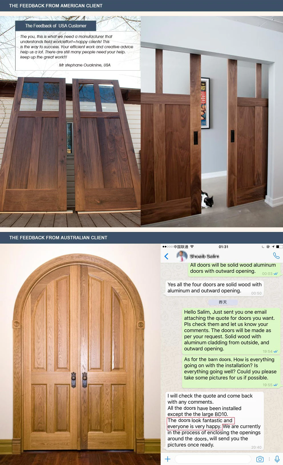 New main simple gate design oak wood panel entrance doors