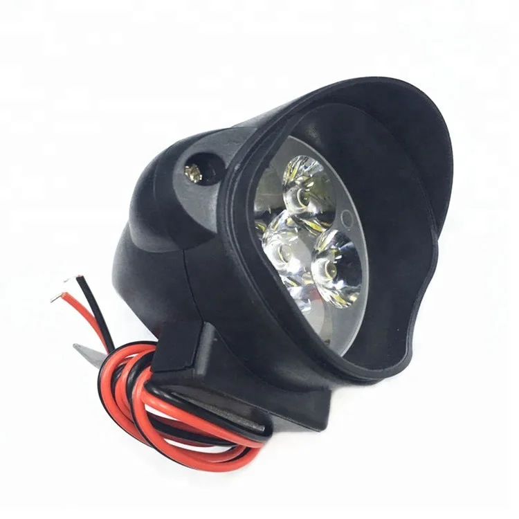 6 llevó la luz corriente diurna llevada motocicleta barata del precio de los materiales plásticos 12v