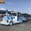 factory cheap electric trackless road diesel fiberglass tourist train for sale