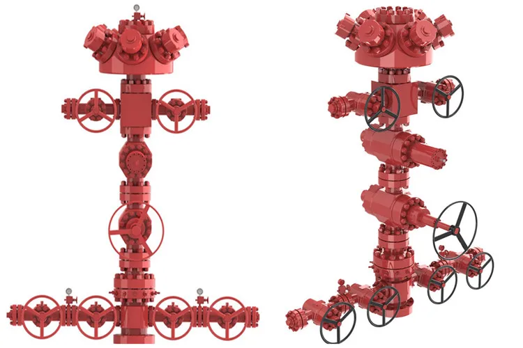 Fracture wellhead and X-mas tree